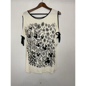 Disney Parks Animal Print Cold ShoulderTop